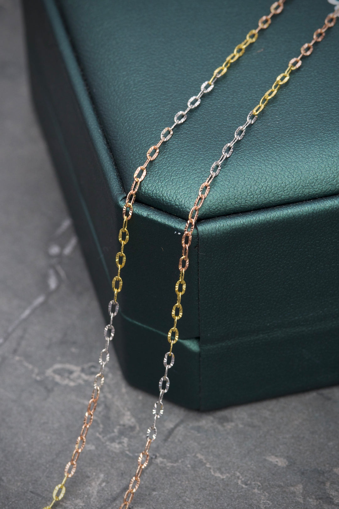 Cadena aro seguido 1.7gr / Largo 40cm — Tres Oros