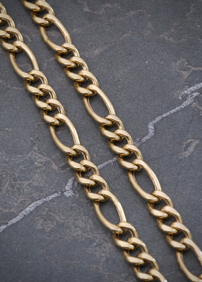 Cadena figaro 18.4gr / Largo: 60cm / Oro Amarillo italy cte B