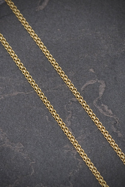 Cadena china 3.2gr / Largo 60 cm / Oro Amarillo italy +1 B