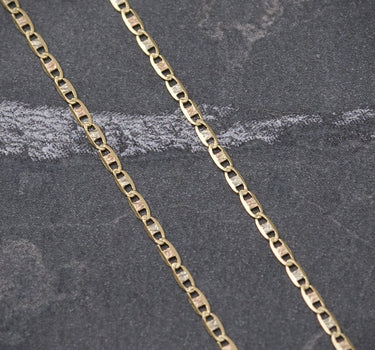 Cadena plana 1.25gr / Largo 40cm / Tres Oros italy +3*