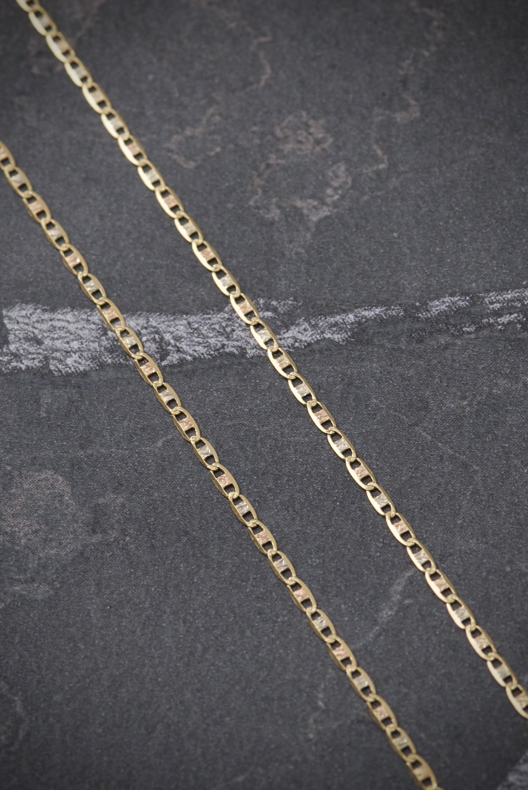 Cadena Plana 1.25gr / Largo 40cm / Tres Oros italy +3 M