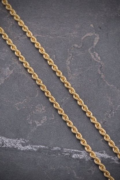 Cadena lazo 5.2gr / Largo 60 cm / Oro Amarillo italy +2 B