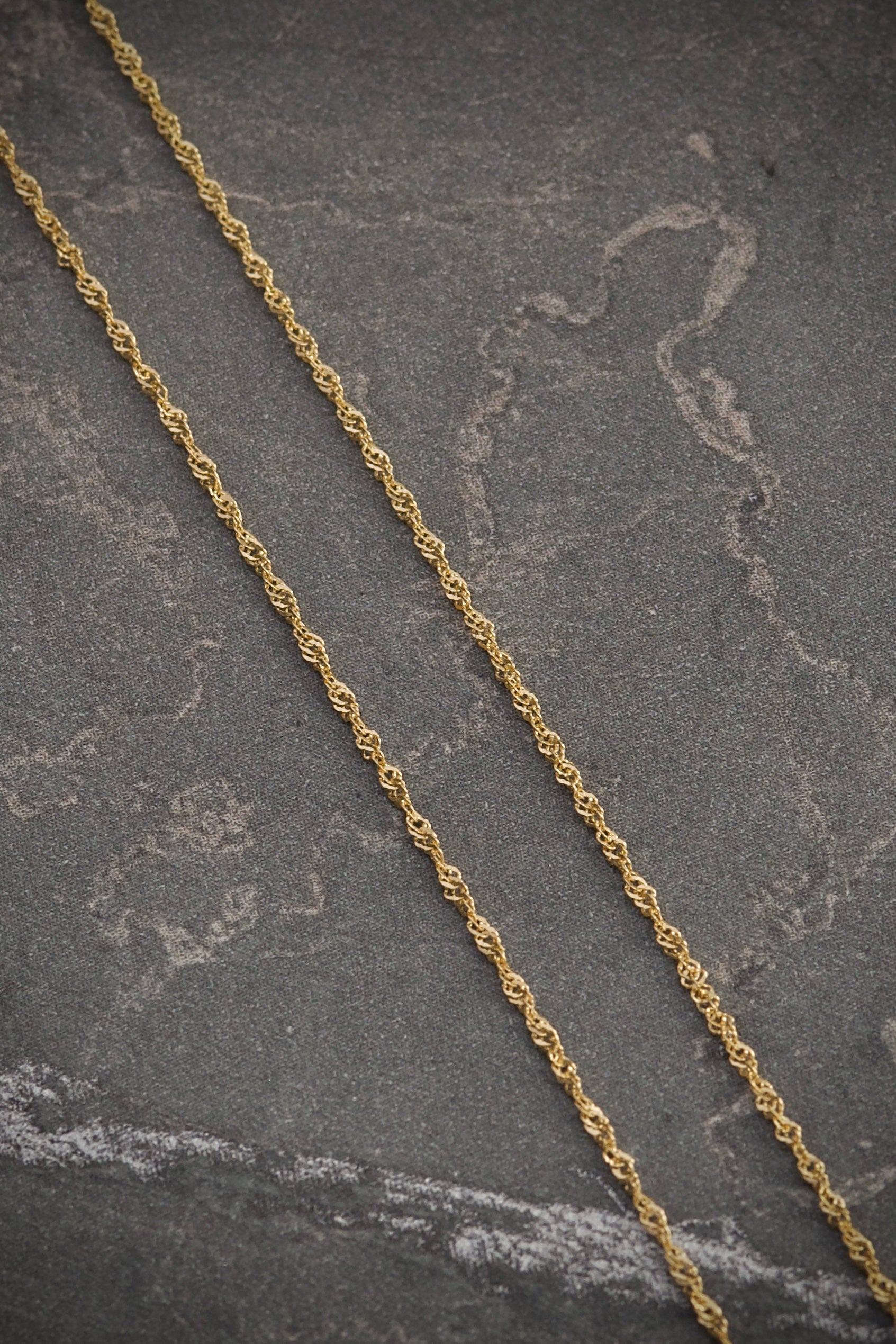 Cadena SinGaPur 1.25gr / Largo 40 cm / Oro Amarillo italy +3 M