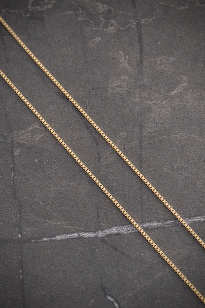 Cadena veneciana 1.5gr / Largo 45 cm / Oro Amarillo italy +3 M