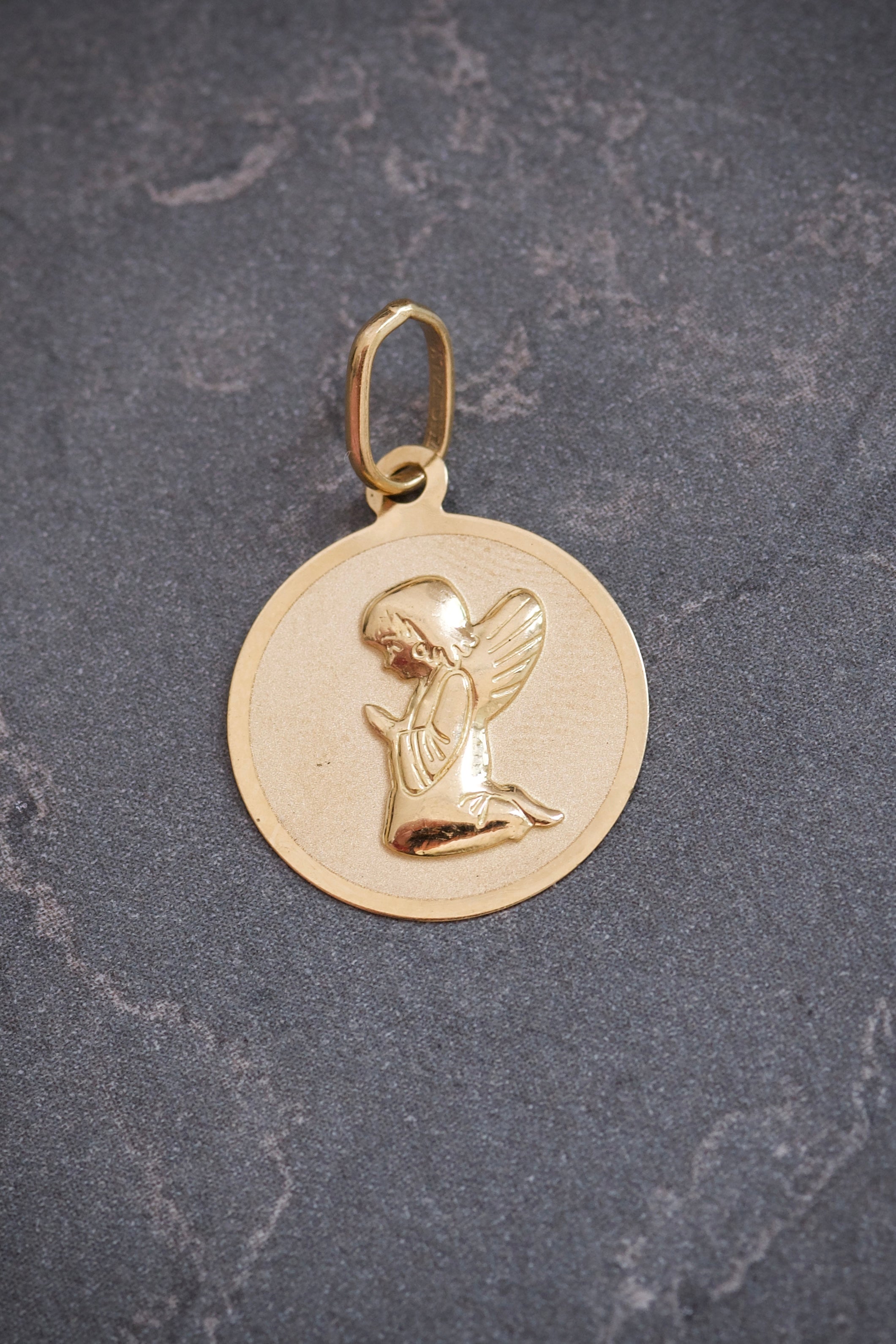 Dije AnGEL 0.8gr / Largo 22cm / Oro Amarillo italy +2 M