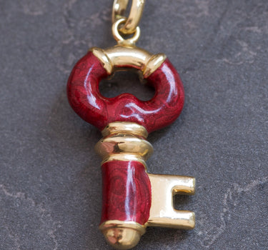Dije Llave 2.8gr / Largo 3.5cm / Oro Amarillo italy +5 M