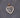 Dije Corazon Con Swarovski BlanCo 1.25gr / Largo 2.0cm / Dos Oros italy +3 M