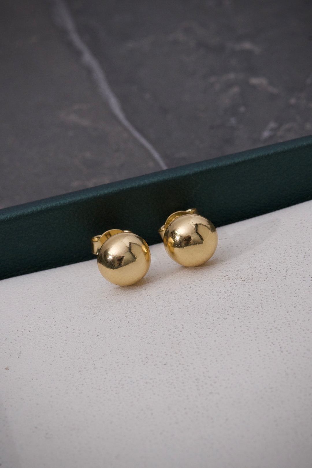 Topos media bola 1.9gr / Largo 1cm — Oro Amarillo
