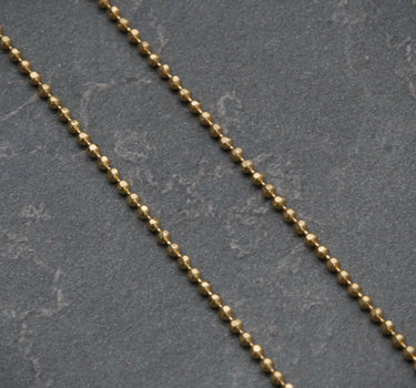 Cadena cadena tejido mini militar 3.85gr / 60cm / Oro Amarillo italy +3 B