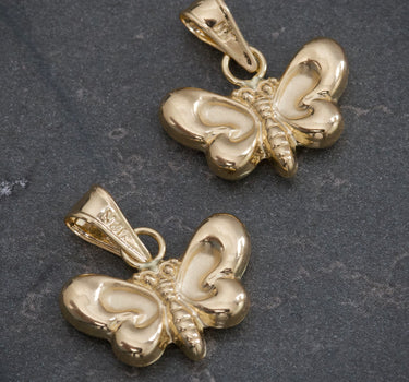 Dije mariposa 0.75gr / Largo 1.6cm / Oro Amarillo Nac M