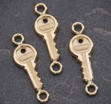 Herraje llave 0.45gr / Largo 1.8cm / Oro Amarillo Nac B
