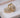 Candongas doble carril con swarovski blanco 2.95gr / Largo 1cm / Oro Amarillo italy cte B