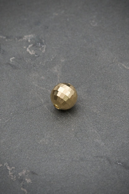 Bolas diamantado discoteca 8mm 0.6gr / Oro Amarillo Nac B
