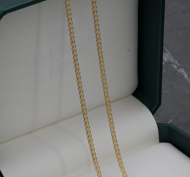 Cadena tejido chino 3.25gr / 60cm / Oro Amarillo italy +1 P