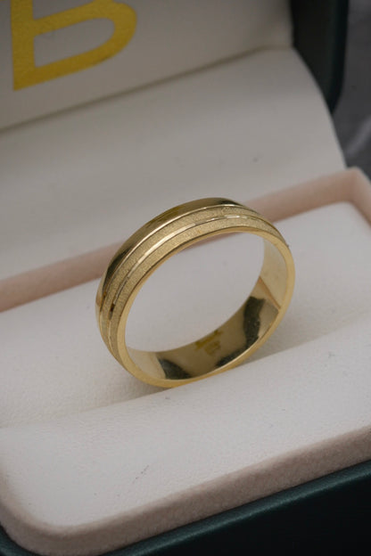 Argolla 6.2gr / TALLA 5 1/2 / Oro Amarillo Nac M