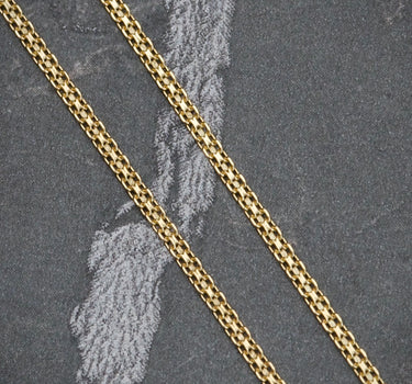 Cadena tejido chino 3.15gr / 60cm / Oro Amarillo italy +1 M