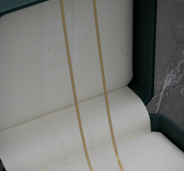 Cadena tejido chino 3.15gr / 60cm / Oro Amarillo italy +1 M