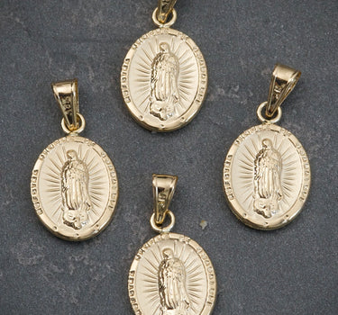 Dije virgen de guadalupe 0.65gr / 2cm / Oro Amarillo Nac P