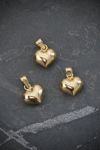 Dije Corazon 0.45gr / 1.5cm / 9.8mm — Oro Amarillo