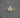 Herraje de letra A con swarovski blanco 0.25gr / Oro Amarillo Nac B