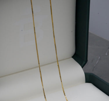 Cadena tejido veneciana 3.65gr / 50cm / Oro Amarillo italy +3 B
