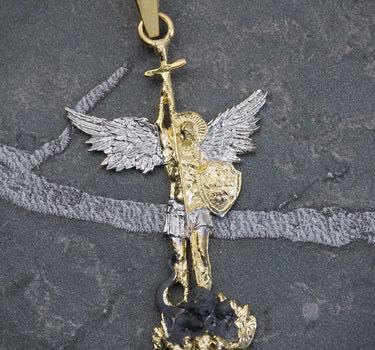 Dije arcangel san miguel 3.85gr / 4.5cm / Oro Amarillo Nac M