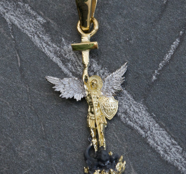 Dije arcangel san miguel 1.9gr / 3.4cm / Oro Amarillo Nac P