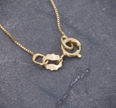 Set Cadena Veneciana Dije Angel 1.75gr / Largo 40cm / Oro Amarillo B