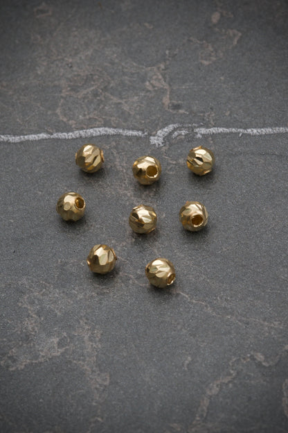 Bolas diamantadas 4mm 0.14gr / Oro Amarillo Nac B
