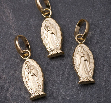 Dije virgen de guadalupe 0.35gr / 1.7cm / Oro Amarillo Nac P