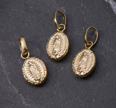 Dije virgen de guadalupe. 0.35gr / Largo 1.5cm / Oro Amarillo Nac P
