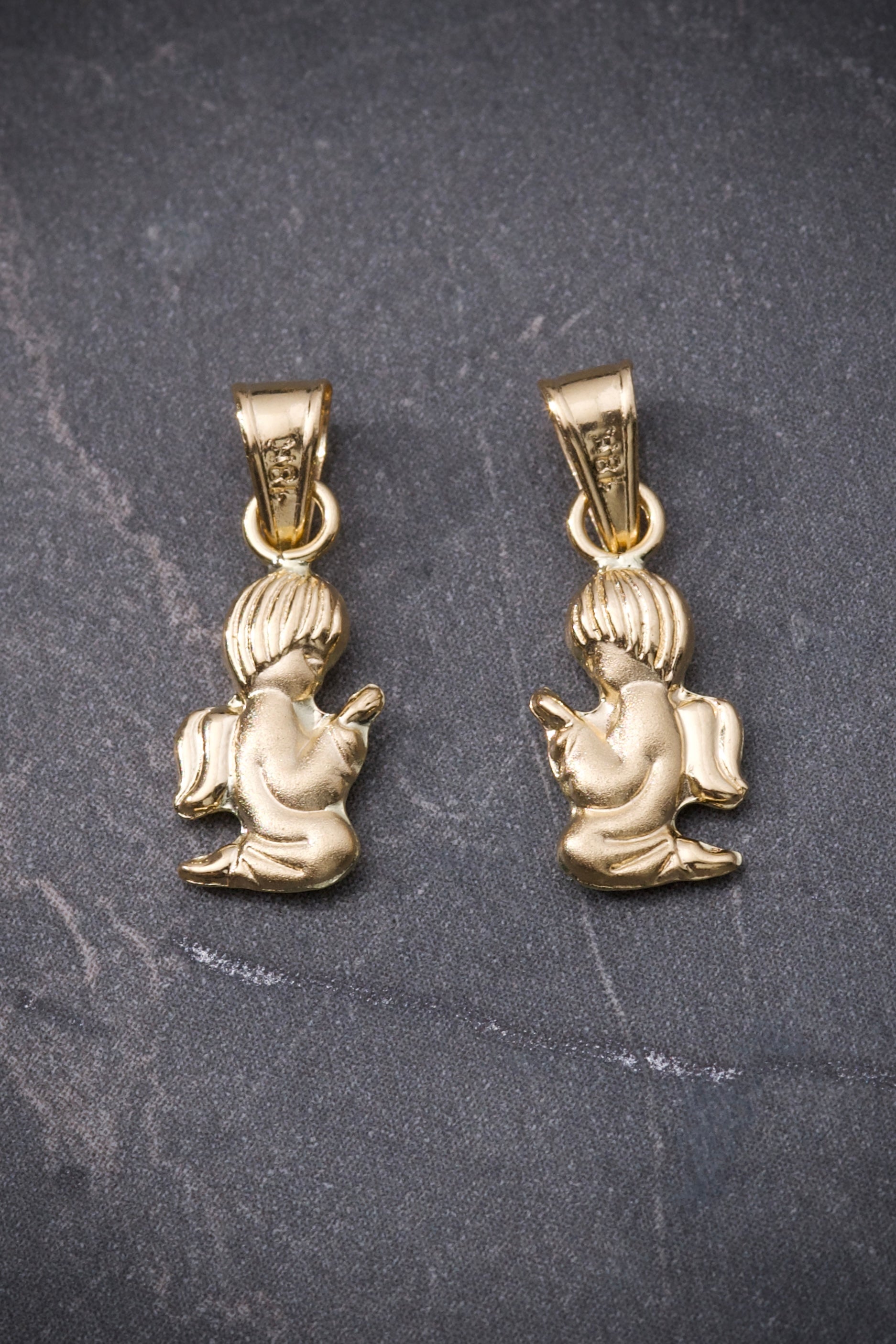 Dije angel de la guarda 0.35gr / Largo 1.6cm / Oro Amarillo Nac M