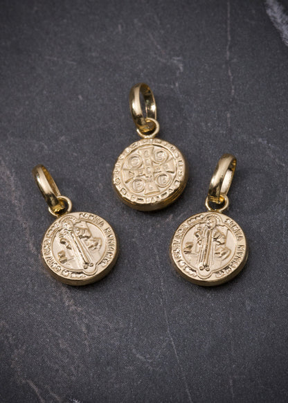 Dije san benito 0.4gr / Largo 1.5cm / Oro Amarillo Nac P