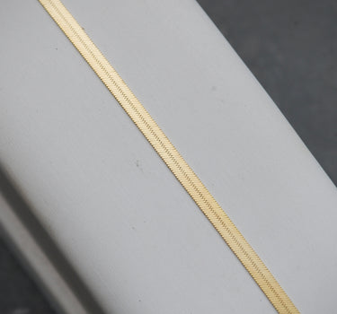 Pulso tejido espejo 2.2gr / 18.5cm / Oro Amarillo italy +4 M