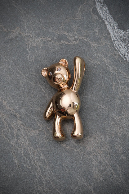 Dije de oso  4.65gr / 2.5cm / Oro Rosado Nac B
