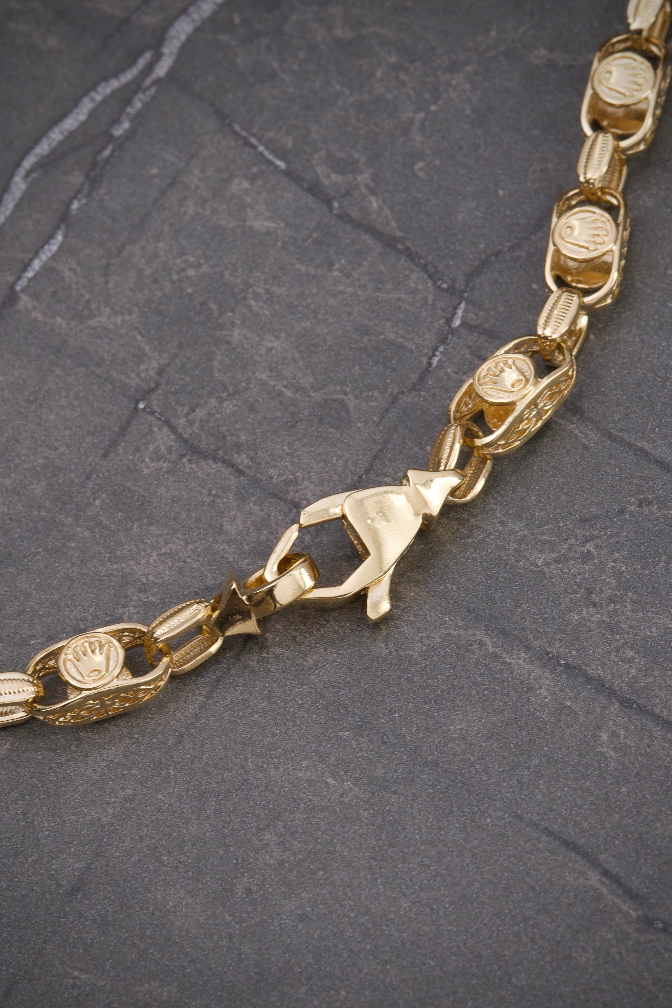 Cadena rustica rx 48.55gr / Largo 60 cm / Oro Amarillo Nac B