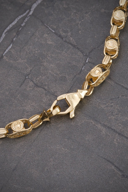 Cadena rustica rx 48.55gr / Largo 60 cm / Oro Amarillo Nac B