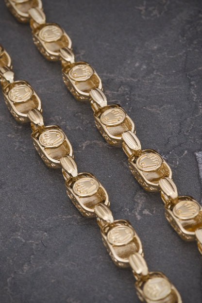Cadena rustica rx 48.55gr / Largo 60 cm / Oro Amarillo Nac B