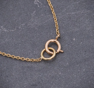 Cadena con 30pts de diamante 2gr / Largo 45cm / Oro Amarillo (Joya) M