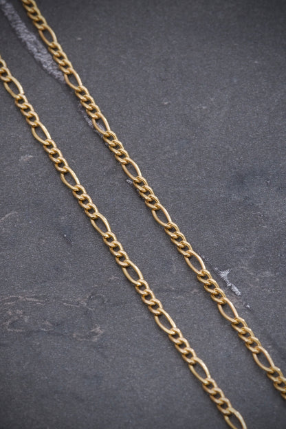 Cadena figaro 1.45gr / Largo 40cm / Oro Amarillo italy +1 P