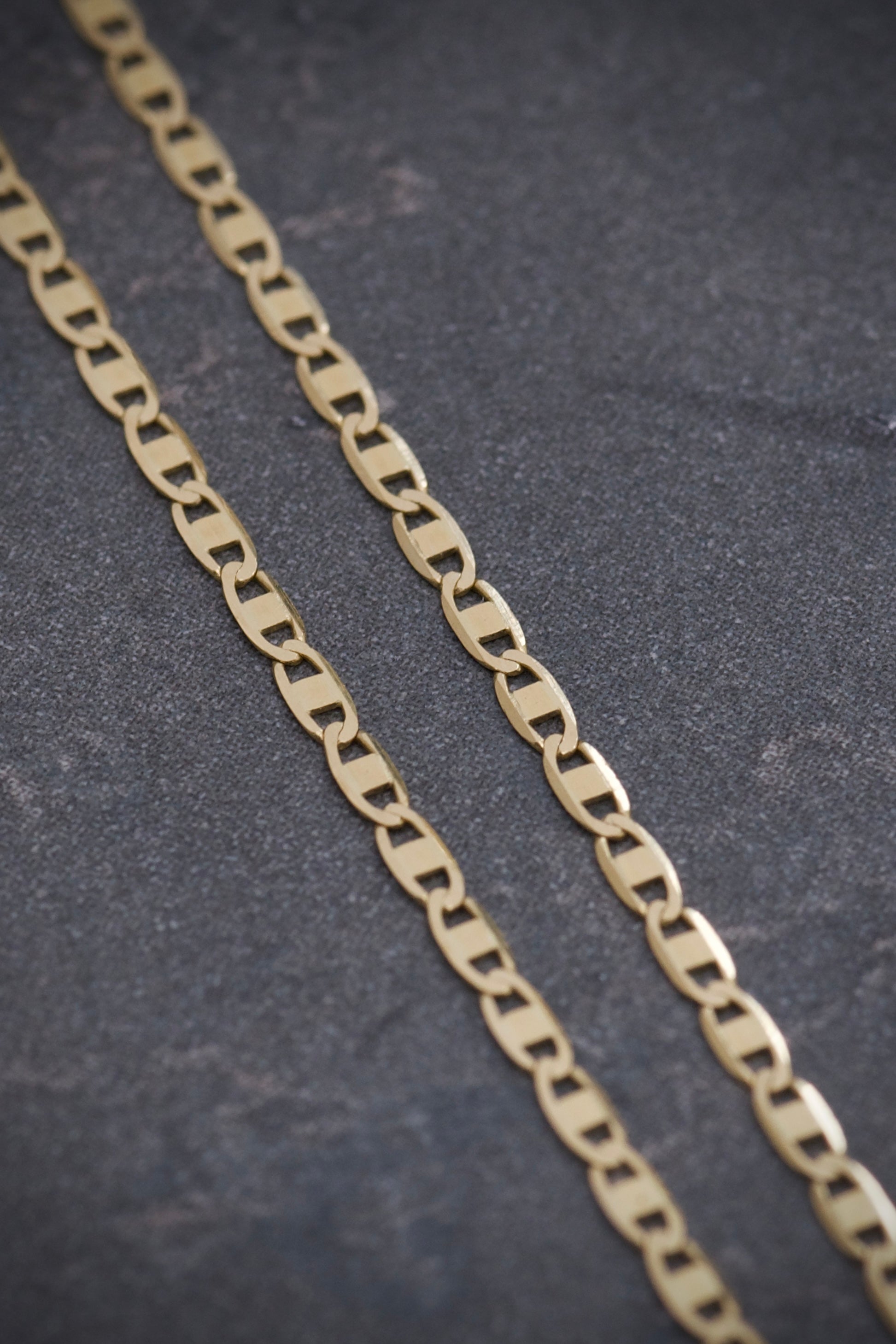 Cadena plana 1.25gr / Largo 40 cm / Oro Amarillo italy +3 B