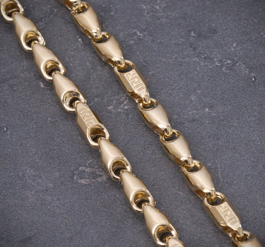 Cadena rustica 15.55gr / Largo 60cm / Oro Amarillo Nac M