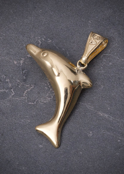 Dije delfin 1.75gr / Largo 3.3cm / Oro Amarillo Nac M