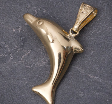 Dije delfin 1.75gr / Largo 3.3cm / Oro Amarillo Nac M