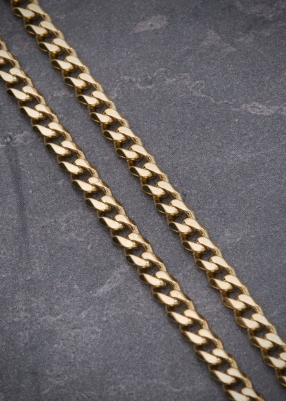 Cadena cubana 17.65gr / Largo 55cm / Oro Amarillo italy cte M