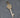 Dije de llave con swarovski blanco 1.7gr / 3.2cm / Oro Amarillo Nac B