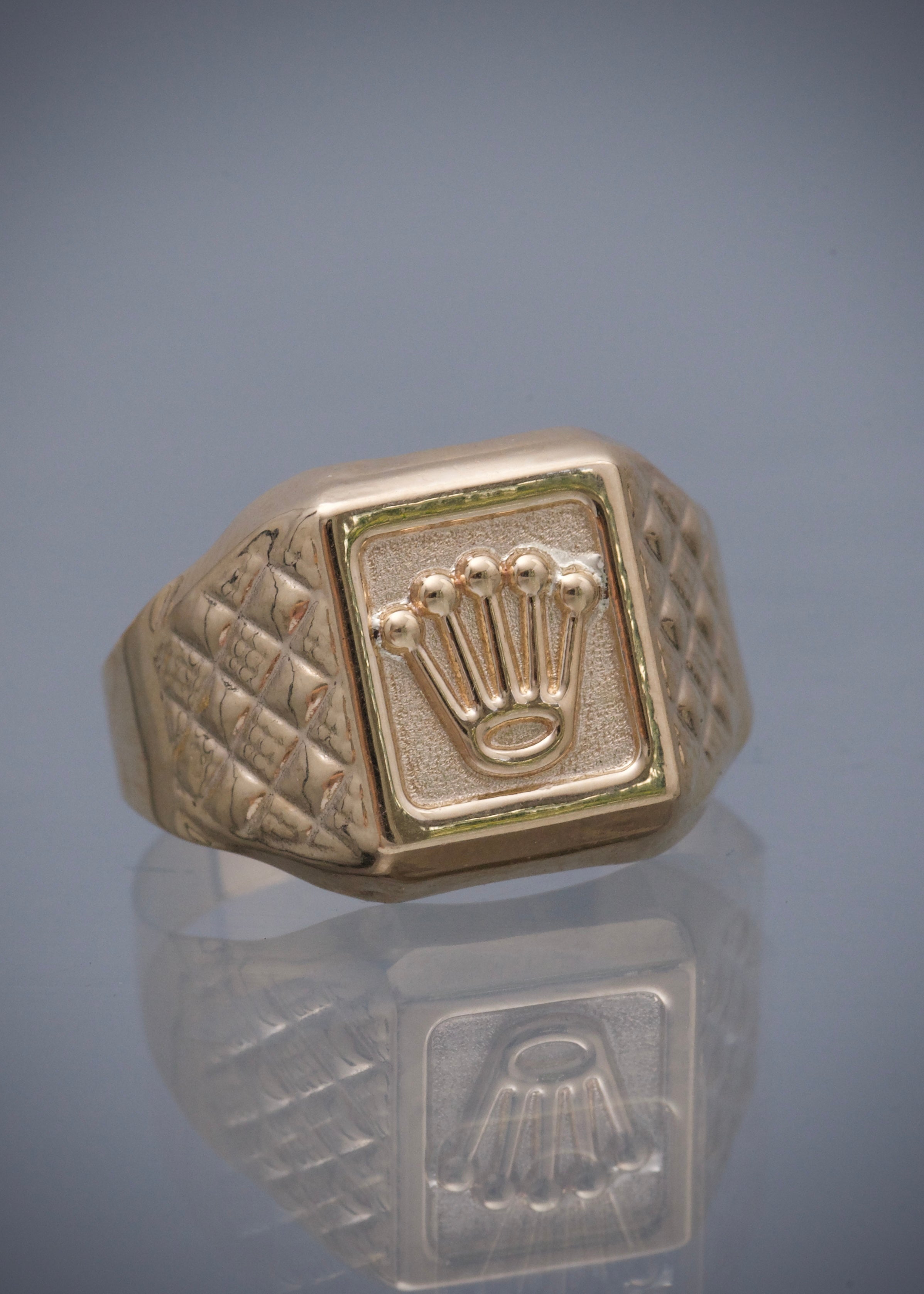Anillo corona rx 2.8gr / Talla 10 / Oro Amarillo Nac M