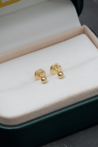 Topos bola lisa 3mm 0.4gr / Oro Amarillo Nac B