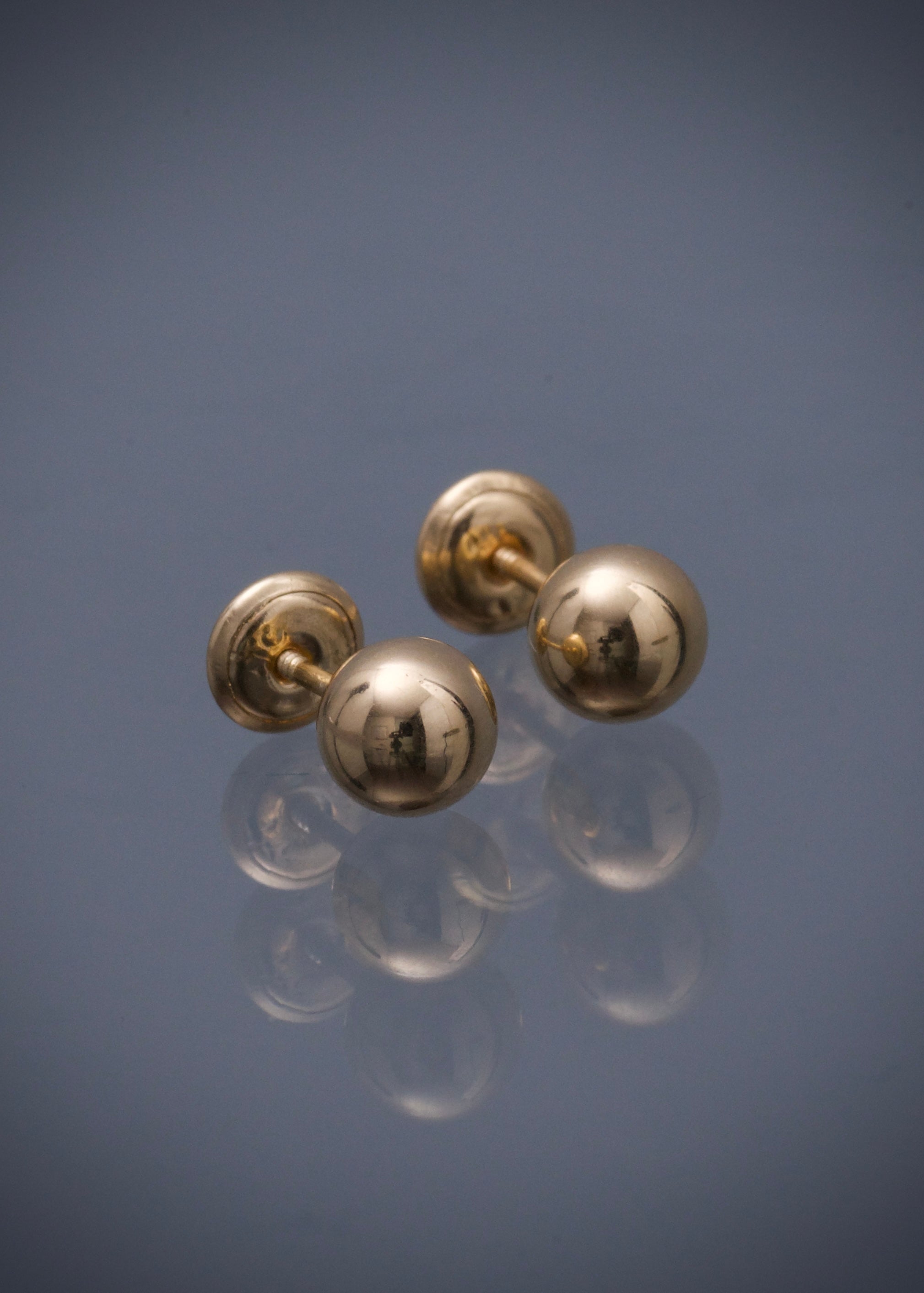 Topos bola lisa 7mm 0.75gr / Oro Amarillo Nac M
