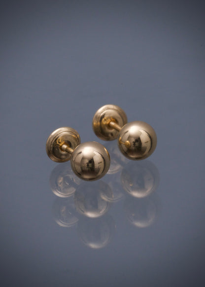 Topos bola lisa 7mm 0.75gr / Oro Amarillo Nac M
